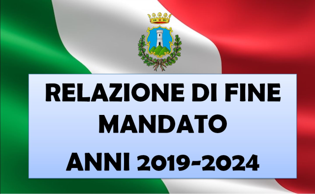 Pubblicazione Relazione di Fine Mandato 2019-2024