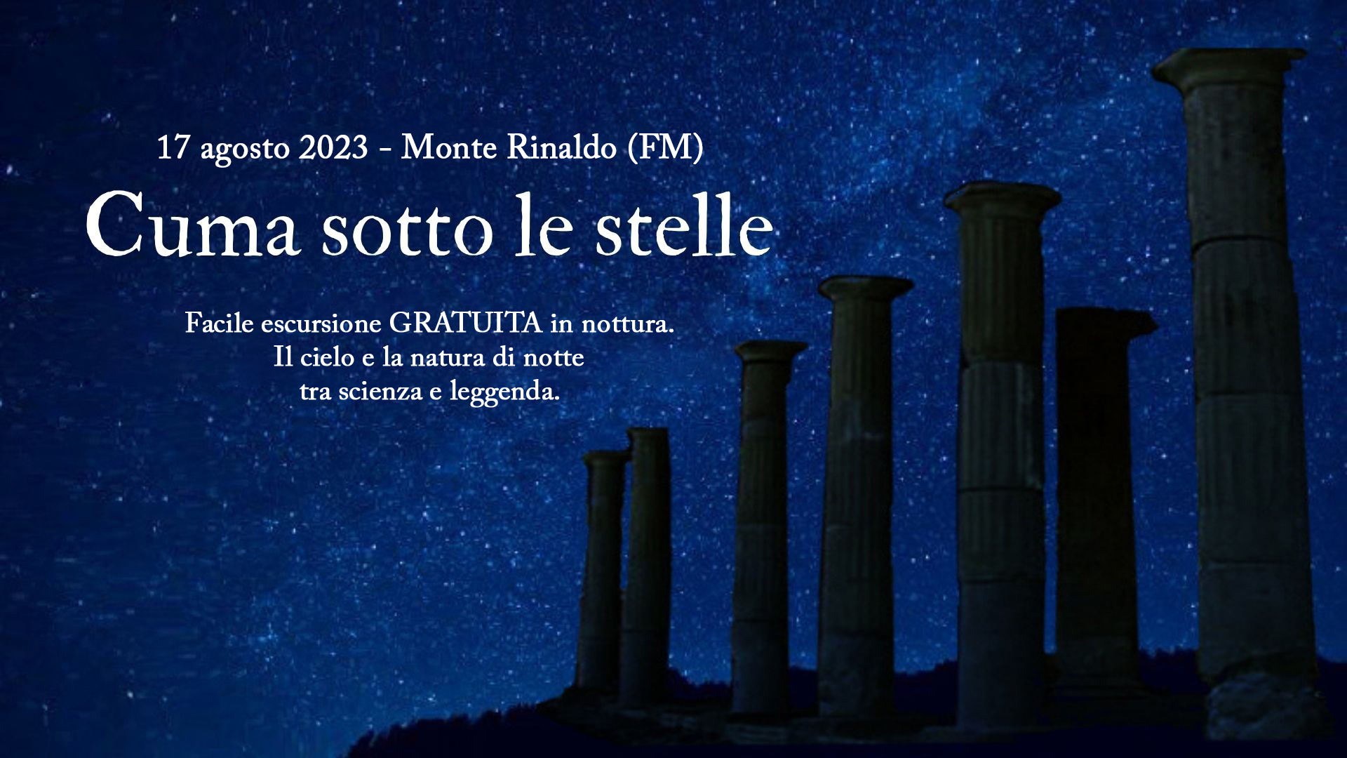 Cuma sotto le stelle 