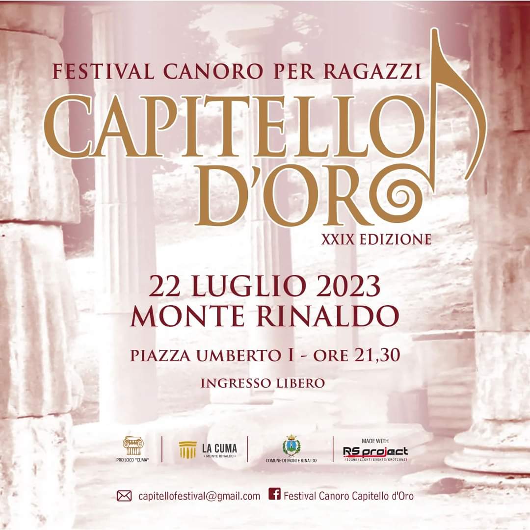 Festival Canoro per bambini e ragazzi  - Capitello d'Oro