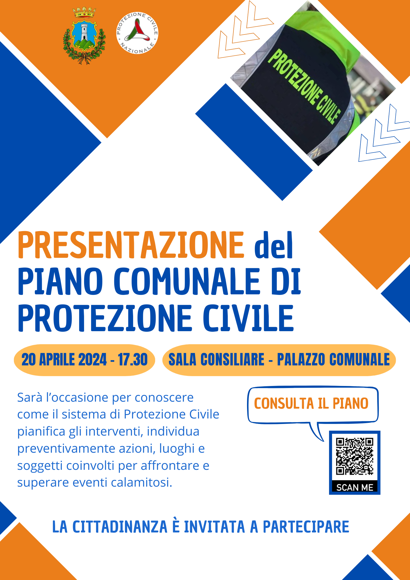 Presentazione del Piano Comunale di Protezione Civile 