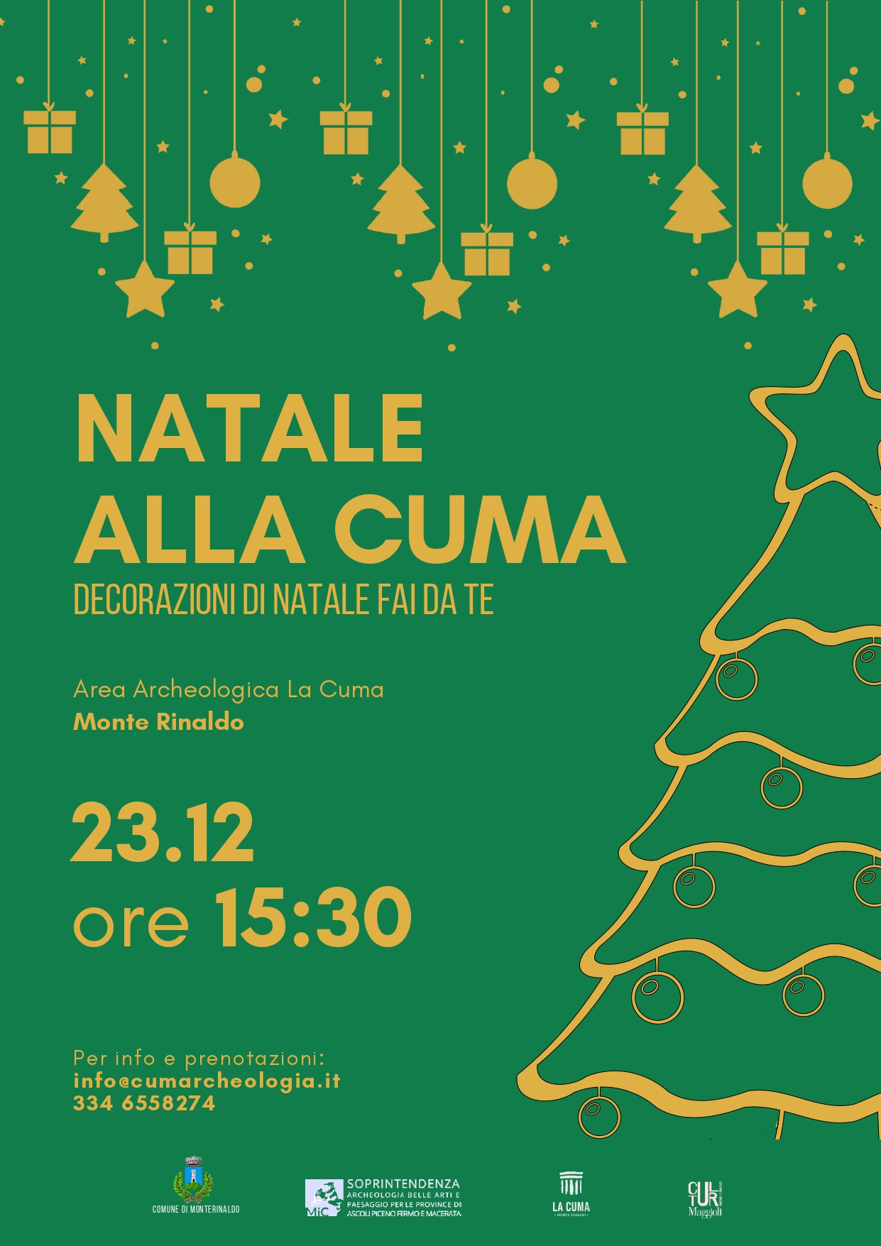 Natale alla Cuma - Decorazioni di Natale fai da te 