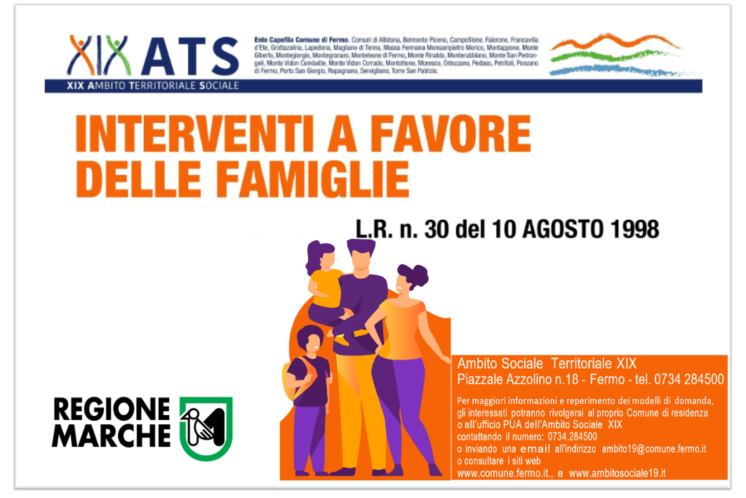 L.R. n. 30 del 10.08.1998 Interventi a favore delle famiglie Annualità 2023